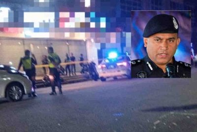 Tiga lelaki menjadi mangsa dalam kejadian tembakan di sebuah pusat hiburan di Taman Industri Jaya, Skudai di sini pada malam Sabtu.