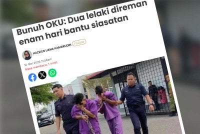 Sinar Harian sebelum ini melaporkan dua lelaki yang direman enam hari pada Ahad bagi membantu siasatan kes bunuh OKU pembelajaran, Muhammad Zakir Fikry.
