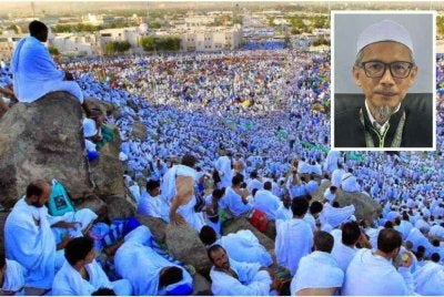 Jemaah haji yang keluar dari Makkah sebelum hari kemuncak haji (wukuf) dan gagal berniat ihram haji atau umrah ketika masuk semula ke Tanah Haram boleh dikenakan dam isa’ah tertib serta taqdir. Gambar kecil: Mohd Sirajuddin Siswadi