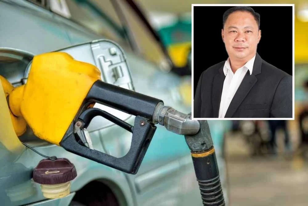 Kerajaan digesa membatalkan had bulanan 200 liter kuota bagi petrol RON95 kepada semua penduduk di Sabah dan Sarawak. Gambar kecil: Gee Tien Siong