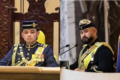 Pemangku Sultan Johor, Tunku Ismail Sultan Ibrahim (kanan) dan Tengku Mahkota Pahang, Tengku Hassanal Ibrahim Alam Shah sebelum ini membangkitkan kekecewaan tentang hasil untuk negeri masing-masing.