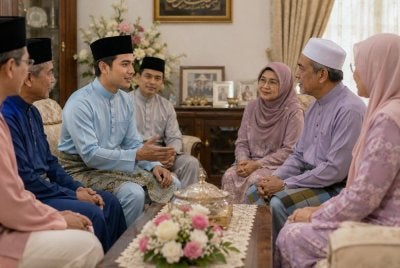 TIDAK cantik dipandang apabila bakal pengantin lelaki mengetuai rombongan meminang dari sudut adat, namun ia tidak menyalahi syariat. 