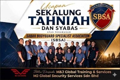 SBSA diwujudkan pada 1 April lalu sebagai platform rasmi bagi menghimpunkan pengamal kerjaya bodyguard, termasuk pegawai pengiring rapat orang kenamaan (Close Protection Officer), pengamal keselamatan korporat dan individu yang aktif dalam industri keselamatan di Sabah.