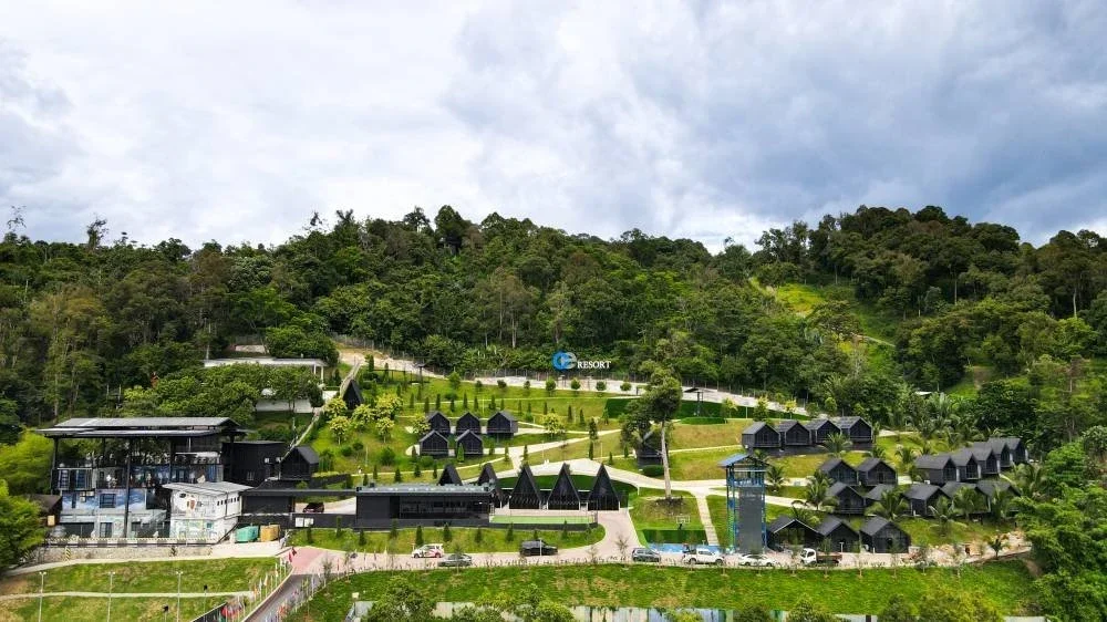 OE Resort yang mempunyai persekitaran yang kondusif.