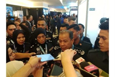Mohd Khalid ketika ditemui pemberita selepas menghadiri Program PDRM Special Dialogue 2026 pada Selasa.