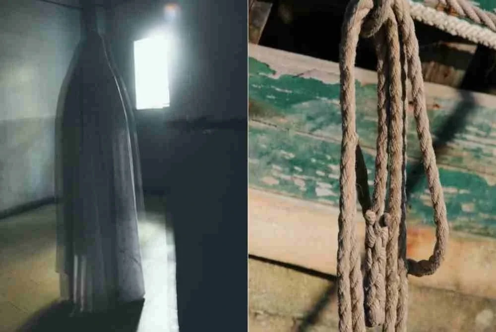 Wanita kritikal, leher terjerut tali ketika berlakon jadi hantu