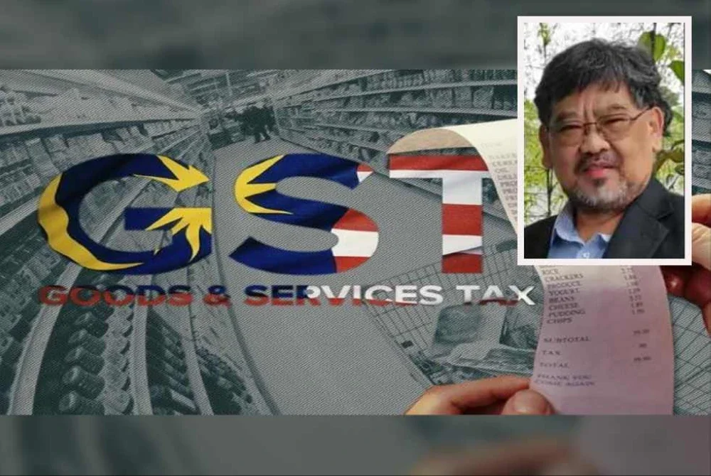 Pemansuhan GST pada tahun 2018 telah mewujudkan kelemahan besar kepada asas percukaian negara. Gambar kecil: Jayum Anak Jawan
