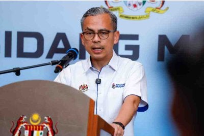 Fahmi pada sidang media mingguan yang diadakan di Angkasapuri pada Rabu. Foto Bernama