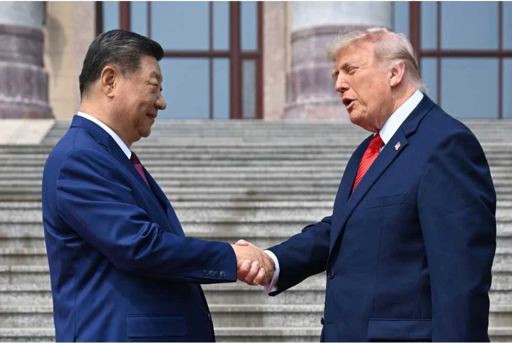 Xi terima kunjungan Trump di Beijing Xi terima kunjungan Trump di Beijing
