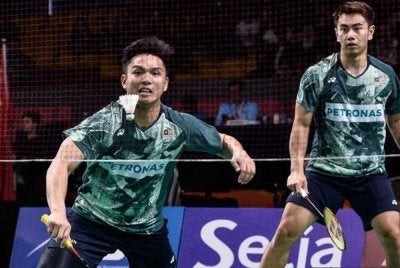 Sze Fei-Nur Izzuddin Rumsani muncul satu-satunya wakil Malaysia yang berjaya mara ke suku akhir Terbuka Thailand 2026 - Gambar fail Bernama