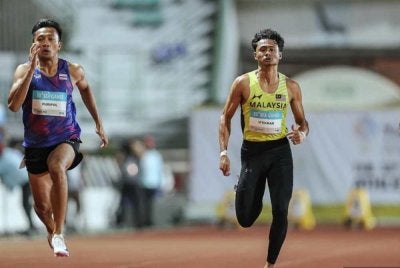 Danish Iftikhar (kanak) sasar memperbaiki catatan terbaik musim ini 10.46 saat (s) dalam acara 100m pada Kejohanan Grand Prix Seiko Golden 2026 di Tokyo, Jepun pada 17 Mei ini. - Foto fail Bernama