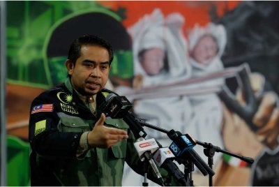 Dr Sani Araby bercakap pada sidang media khas mengenai perkembangan terkini Misi Global Sumud Flotilla 2026 di SNCC hari ini. - Foto: Bernama