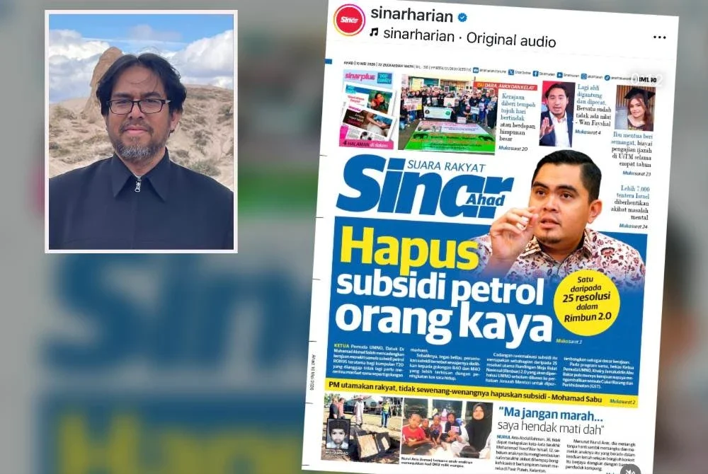 Laporan Sinar Harian dan gambar kecil: Dr Mukhtaruddin