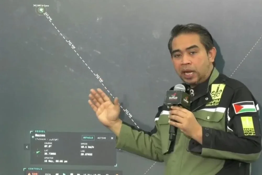Sani Araby menjangkakan kumpulan misi GSF akan memasuki zon berisiko tinggi pada waktu malam yang mana potensi berlaku pemintasan oleh pihak rejim dalam tempoh beberapa jam akan datang.