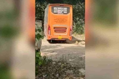 Bas yang tidak mengikut spesifikasi keselamatan ditetapkan turut disita pihak berkuasa. Foto: Agensi