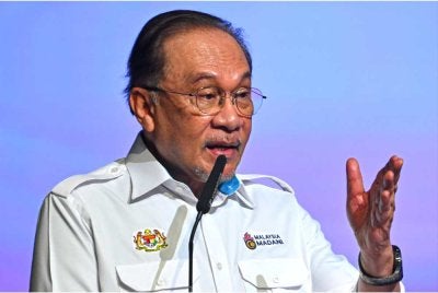 Perdana Menteri, Datuk Seri Anwar Ibrahim. Foto fail Bernama 