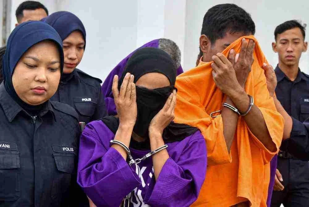 Suspek lelaki berusia 26 tahun direman selama tujuh hari hingga Jumaat depan, manakala isterinya yang berusia 27 tahun direman lima hari hingga Rabu ini. Foto Bernama