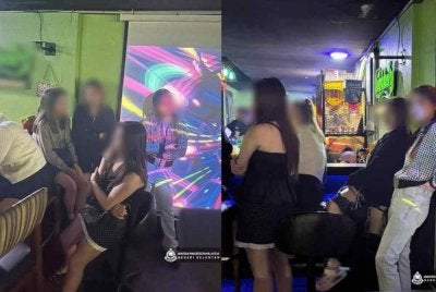 Kegiatan tujuh wanita warga asing yang dipercayai menyalahgunakan pas dengan bekerja sebagai GRO terbongkar selepas mereka dicekup JIM Kelantan menerusi Ops Gegar di sekitar Bandar Kota Bharu pada Khamis.Foto:JIM