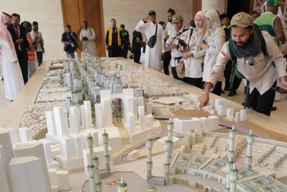 Projek Masar, sebuah koridor bandar moden sepanjang 3.65 kilometer yang menghubungkan kawasan sekitar Makkah terus ke Masjidilharam. Foto TH