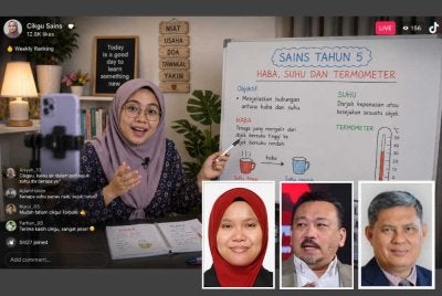 Media sosial kini membuka ruang lebih luas kepada guru untuk berkongsi ilmu secara kreatif, sekali gus melahirkan ramai guru pempengaruh yang memberi impak positif kepada masyarakat. - Gambar kecil dari kiri Sarifah Nurhanum, Anuar dan Alimuddin