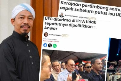  Noor Hakimi dan laporan Sinar Harian mengenai isu UEC.
