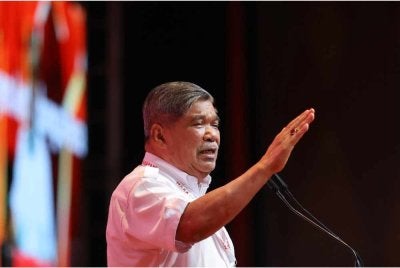Mohamad Sabu ketika berucap pada Konvensyen PH 2026 di Pusat Konvensyen Antarabangsa Persada di sini, pada Sabtu.