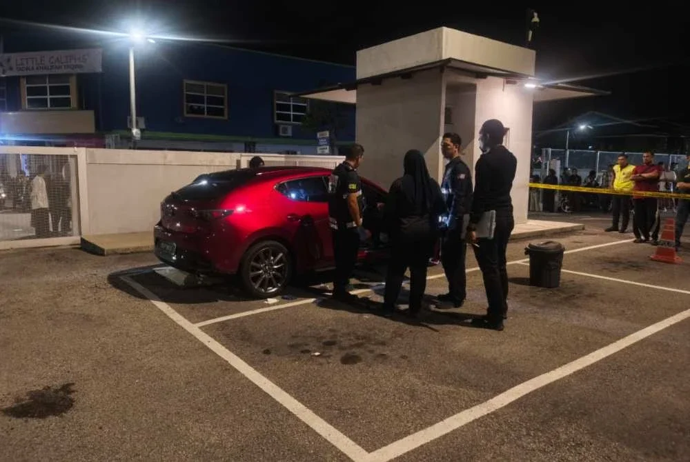 Hasil siasatan awal mendapati kenderaan adalah milik mangsa dan semasa kejadian dia berada di bahagian pemandu.