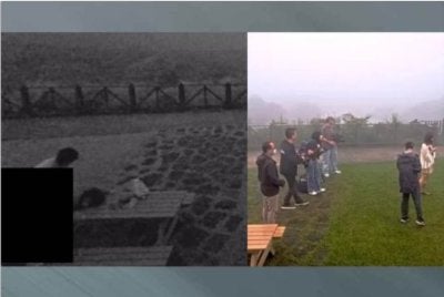 Orang ramai berpusu-pusu ke taman tersebut sejak insiden tersebut menjadi tular. - Foto Agensi