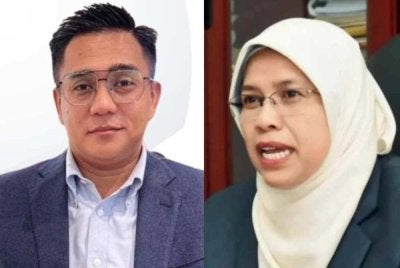 Daing Muhammad Reduan (kiri) menyifatkan tindakan dan pendirian Rodziah mencetuskan keresahan besar dalam kalangan ahli serta penyokong parti di peringkat akar umbi.