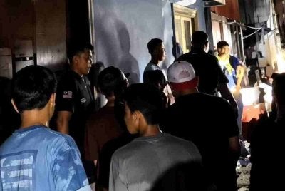 Lokasi dua mangsa diserang menggunakan sabit dan kapak di kawasan jambatan berhampiran Blok C, Kampung Sembulan Lama, Kota Kinabalu