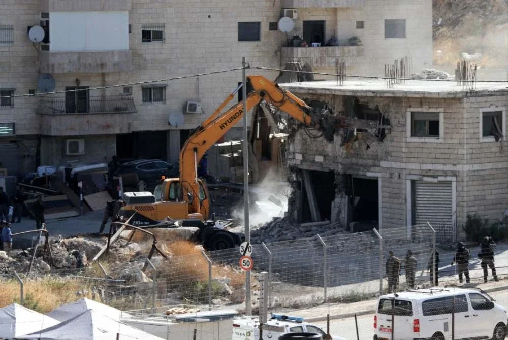 Rejim Zionis terus memperhebat kempen perobohan struktur milik penduduk Palestin di Tebing Barat. - Foto Agensi