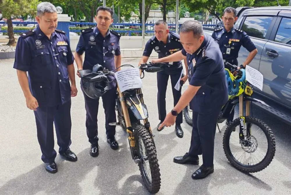 Antara kenderaan dirampas susulan operasi dijalankan.