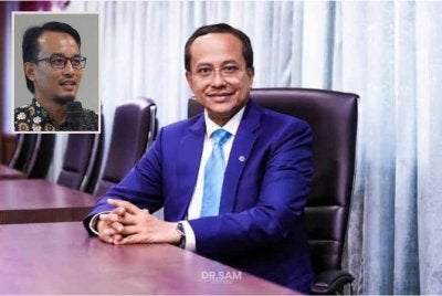 Kritikan Guan Eng terhadap lantikan Dr Ahmad Samsuri sebagai Ketua Pembangkang sebenarnya tidak begitu kuat jika dilihat dalam konteks sejarah politik Malaysia dan amalan politik gabungan. Gambar kecil: Mohd Eikhwan 