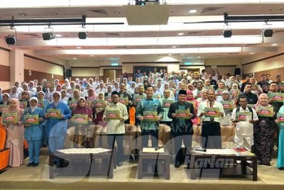 Kakitangan HRPZ II yang turut menyokong penganjuran Arafah #QuranHour. 