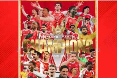 Arsenal akhirnya menamatkan penantian panjang selama 22 tahun untuk kembali menjulang kejuaraan Liga Perdana Inggeris (EPL) 