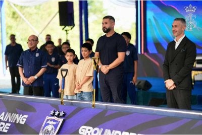 Pusat latihan baharu JDT akan menjadi sumbangan terakhir Tunku Mahkota Ismail untuk kelab itu. Foto: HRH CROWN PRINCE OF JOHOR