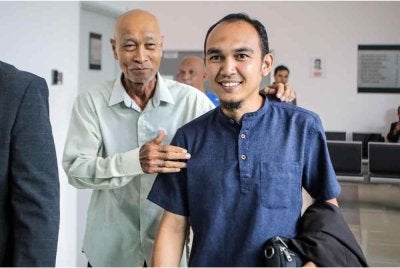 Mohd Syafeeq ketika hadir di Mahkamah Sesyen pada Selasa. Foto Bernama