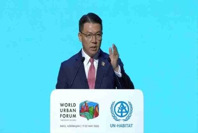 Kor Ming menyampaikan ucaptama pada Majlis Pembukaan Forum Bandar Sedunia Ke-13 (WUF13) di Baku, Azerbaijan baru-baru ini.
