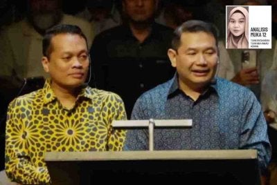 Rafizi (kanan) dan Nik Nazmi membuat pengumuman yang tidak diduga apabila turut mengosongkan kerusi Parlimen.