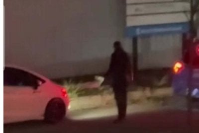 Video tular memaparkan kes kecurian kabel di Semenyih pada Selasa.