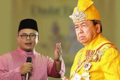  Sultan Selangor, Sultan Sharafuddin Idris Shah dan Amirudin (kiri)