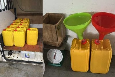 Antara peralatan yang dirampas dalam serbuan dijalankan pada Khamis.
