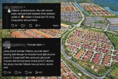 Tular hantaran di media sosial berkaitan misteri ketukan di beberapa kawasan sekitar Puncak Alam.