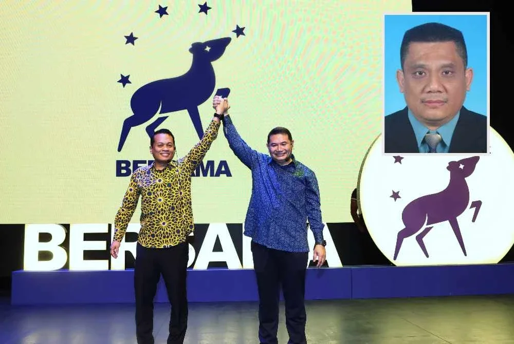 Rafizi dan bekas Menteri Sumber Asli dan Kelestarian Alam, Nik Nazmi Nik Ahmad menjadi ahli baharu Parti Bersama Malaysia (PBM) sempena Perhimpunan Hala Tuju Politik di PJ Perfoming Art Center pada Ahad lalu. Gambar kecil: Iskandar Hasan