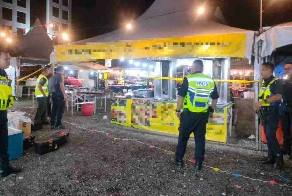 Kejadian letupan di tapak ekspo dekat Dataran Jam Besar Sungai Petani.