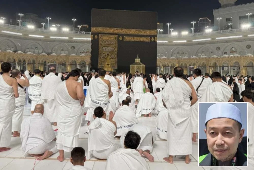 Luqman (gambar kecil) berkata, semua jemaah wajib berada di Arafah tanpa mengira pangkat, bangsa atau kedudukan sekali gus menggambarkan persamaan darjat dalam Islam.