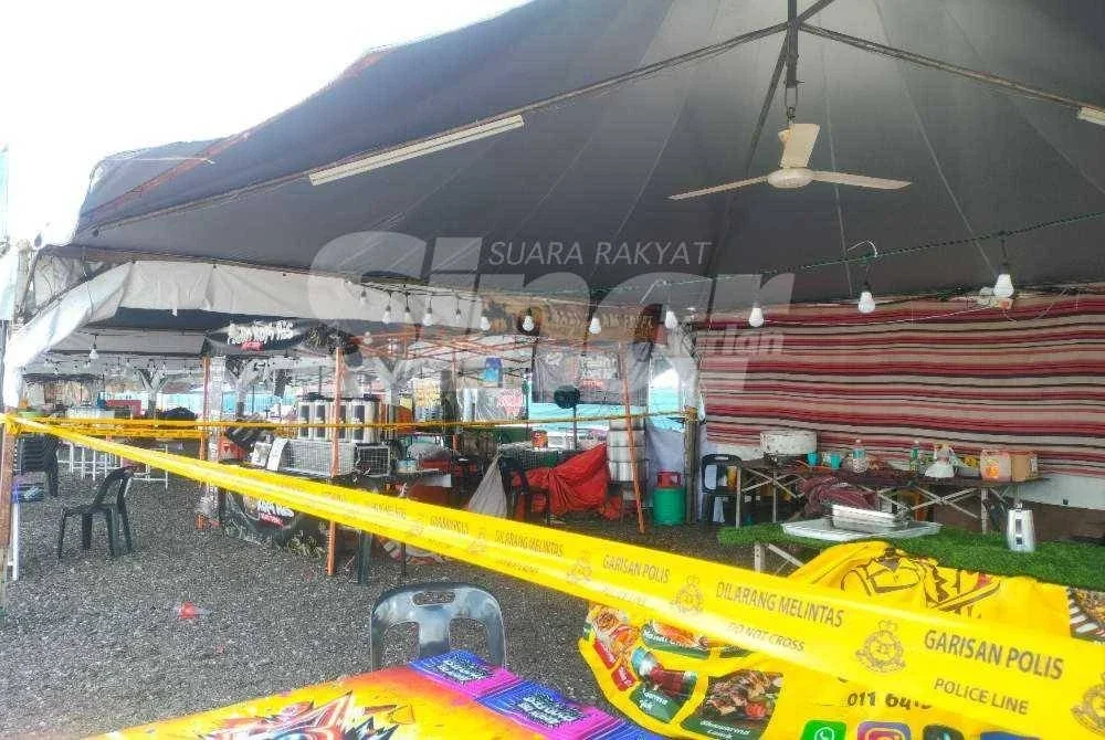 Lokasi insiden letupan gas di Dataran Jam Besar pada Khamis.