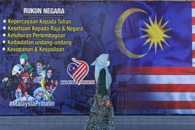 Lima prinsip Rukun Negara adalah ideologi kebangsaan Malaysia. - FOTO: Bernama 