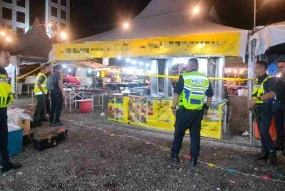 Kejadian letupan di tapak ekspo dekat Dataran Jam Besar Sungai Petani.
