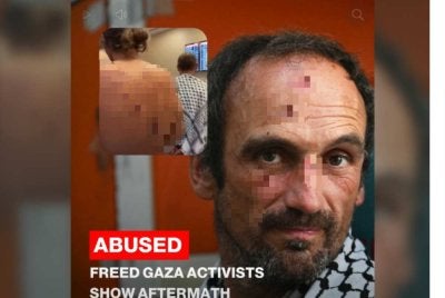 Seorang wartawan Itali yang turut ditahan bersama aktivis flotila, Alessandro Mantovani mendedahkan mereka menerima layanan kasar ketika berada dalam tahanan Israel. Foto: Agensi